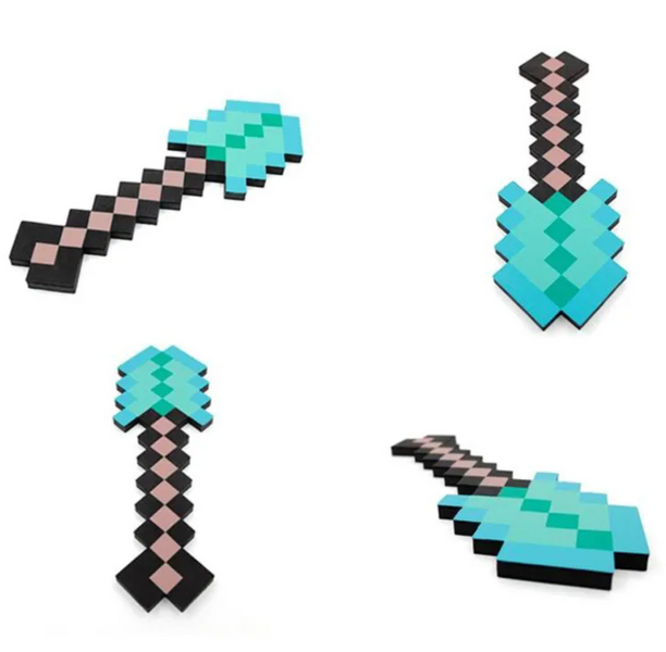 Алмазная лопата Minecraft 45см 1302 фото