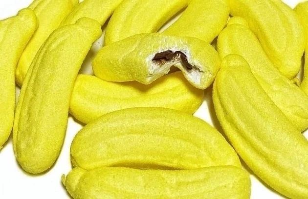 Маршмеллоу Trolli Банан Шоколад, 150г 6505 фото
