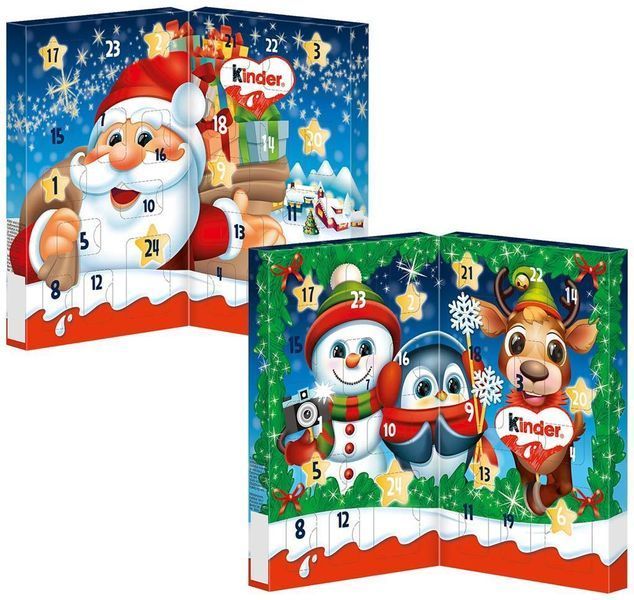 Адвент Календарь Kinder Advent Calendar (Дед Мороз) 127g 2227 фото