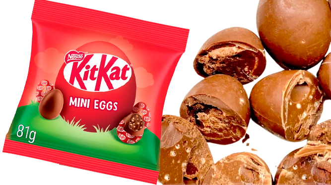 Шоколадні міні-яйця KitKat Mini Eggs Milk Chocolate 81г 8316 фото