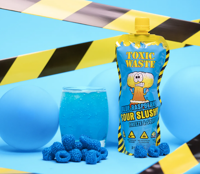 Напиток Toxic Waste Blue Raspberry Sour Slushy 250мл 8709 фото