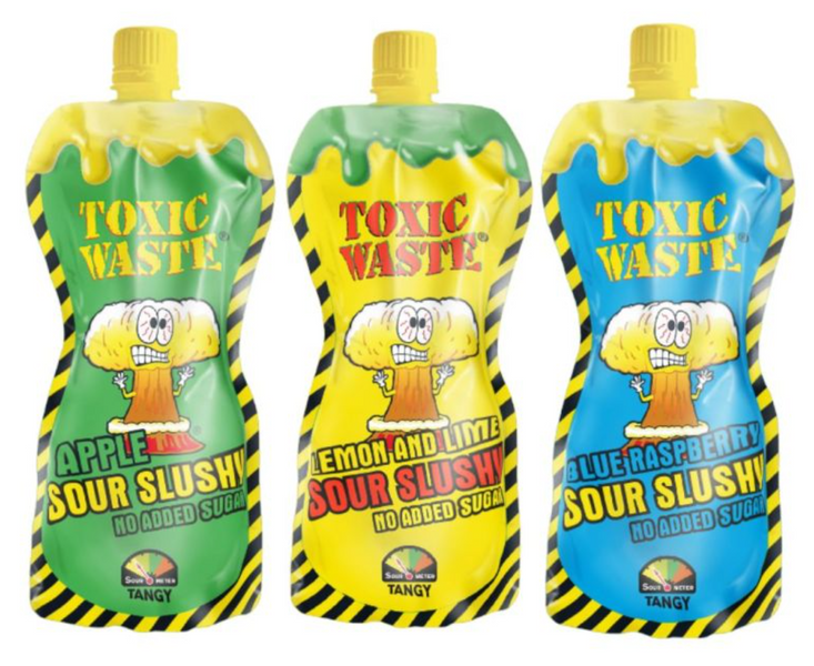 Напиток Toxic Waste Blue Raspberry Sour Slushy 250мл 8709 фото