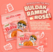 Лапша быстрого приготовления Samyang Ramen Hot Chicken Buldak Rose 140г 8017 фото 2