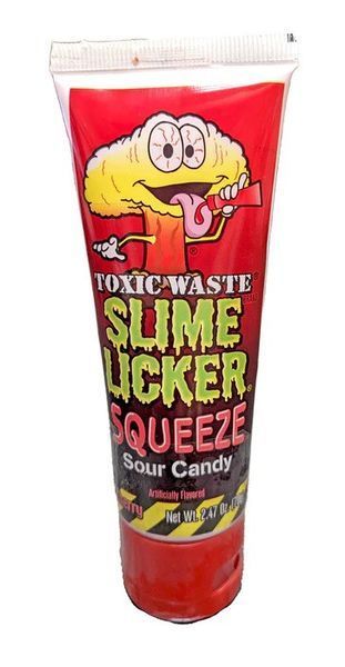Жидкая конфета Toxic Waste Slime Licker Squeeze Candy 70g Cherry 4906 фото