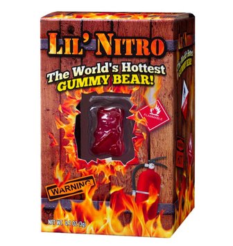 Гострий ведмедик Lil Nitro: The world's Hottest Gummy Bear 3g 1576 фото