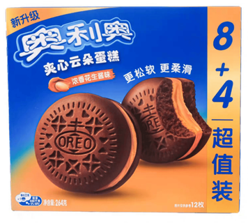 Пирожные Oreo Cloud Sandwich Soft Cakes Peanut Butter 264г 10458 фото