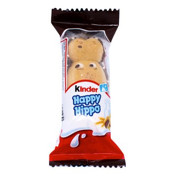 Батончик Kinder Happy Hippo Cacao - 1шт 0825 фото