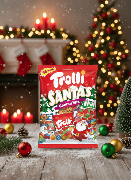 Жувальні цукерки Trolli Santas Gummi Mix Minis 300г 9815 фото