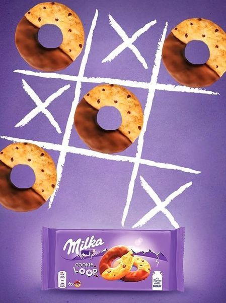 Печенье Milka Cookie Loop 132г 8660 фото