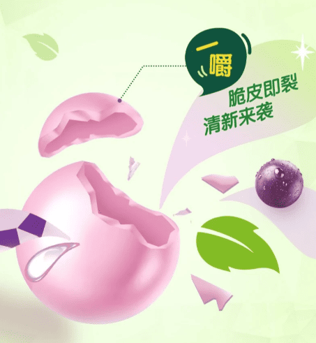 Драже Wrigley's Doublemint Crispy Mints Grape Mint 80г 10910 фото