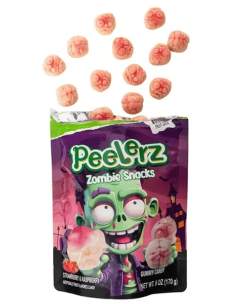 Жевательные конфеты Amos Halloween Peelerz Zombie Snacks 170г 11823 фото