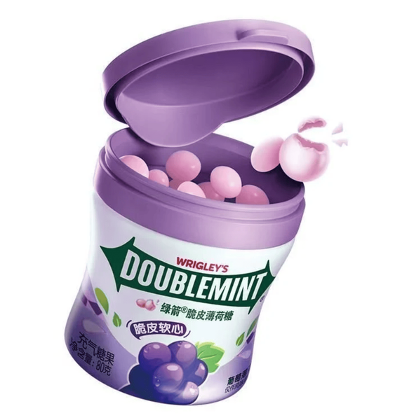 Драже Wrigley's Doublemint Crispy Mints Grape Mint 80г 10910 фото