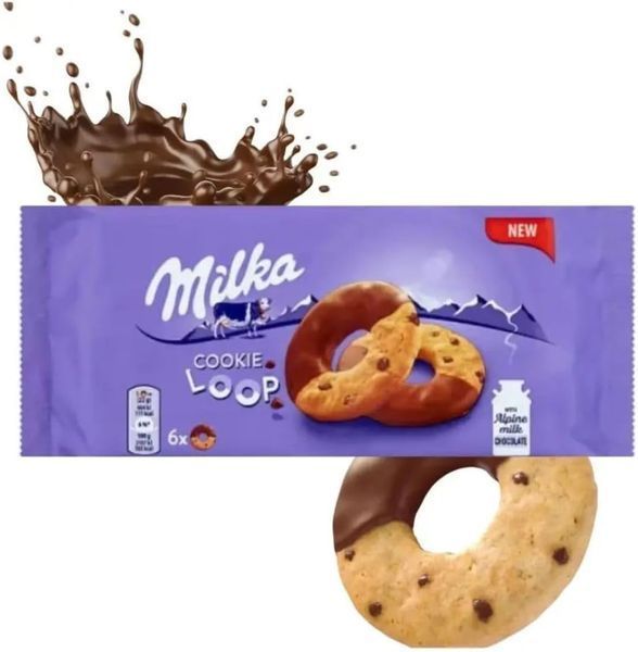 Печенье Milka Cookie Loop 132г 8660 фото