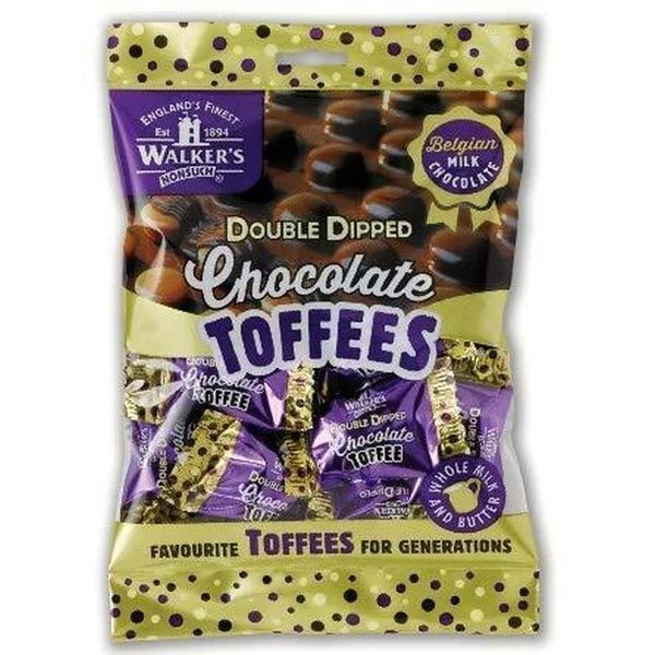 Ириски Walker's Nonsuch Double Dipped Chocolate Toffees 135g 5418 фото