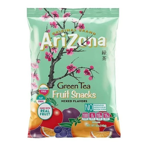Жевательные конфеты AriZona Green Tea, 141г 6358 фото
