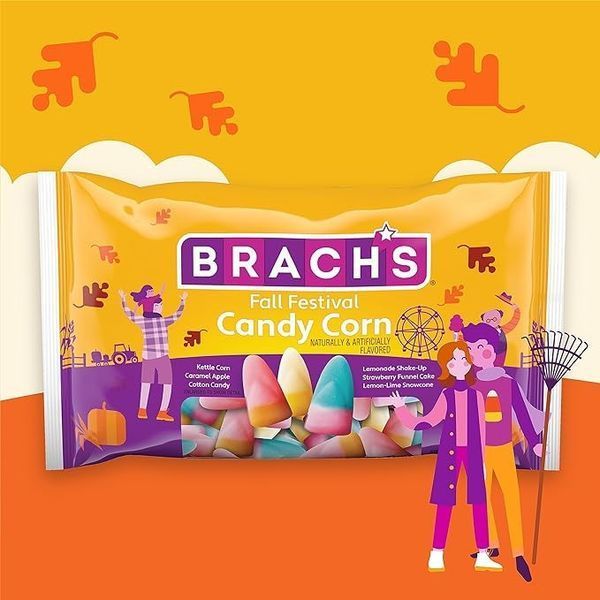 Цукерки Halloween Brach's Fall Festival Candy Corn 226 g 5840 фото