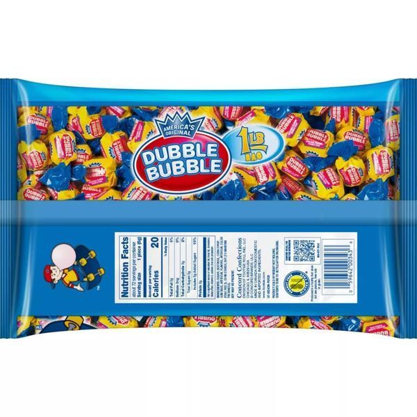 Жуйки Dubble Bubble Chewing Gum gluten free 499g 1992 фото