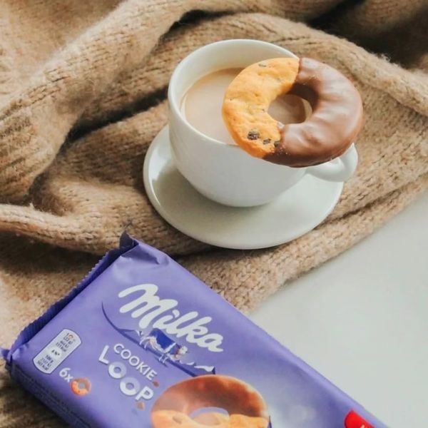 Печенье Milka Cookie Loop 132г 8660 фото