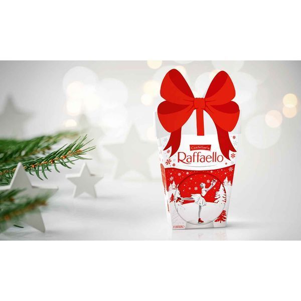 Новогодний набор конфет Ferrero Raffaello Geschenk 120г 7594 фото