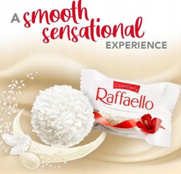 Новогодний набор конфет Ferrero Raffaello Geschenk 120г 7594 фото