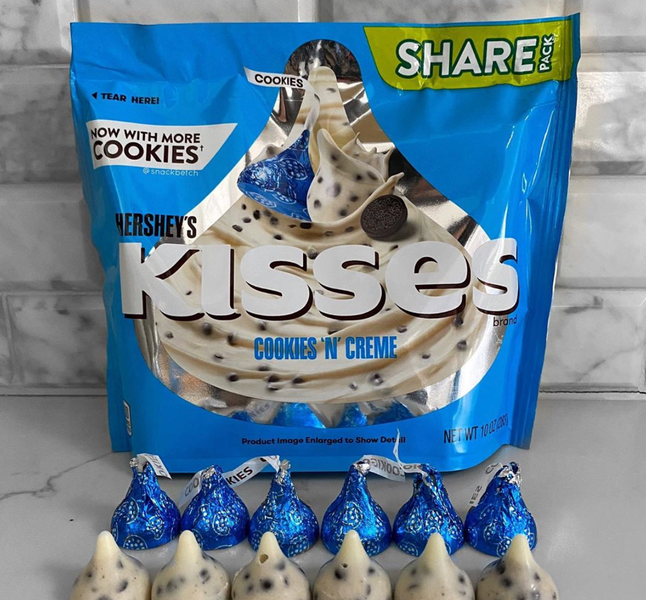 Шоколадные конфеты Hershey's kisses cookies n creme 283 g 4172 фото