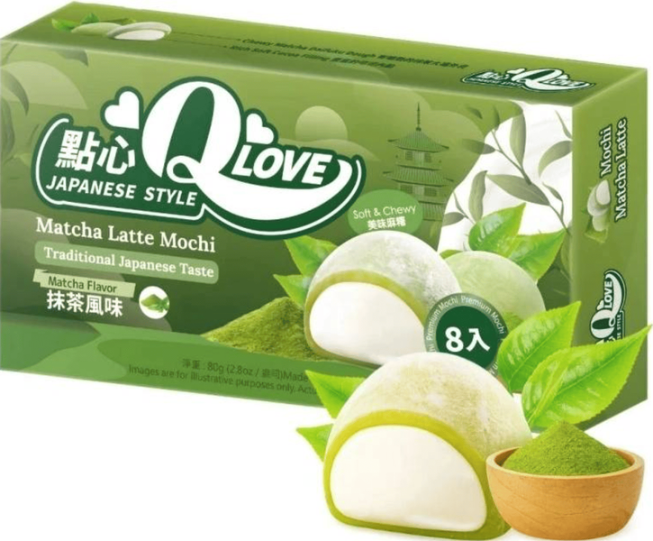 Моти QLove Matcha Latte Mini Mochi 80г 10758 фото