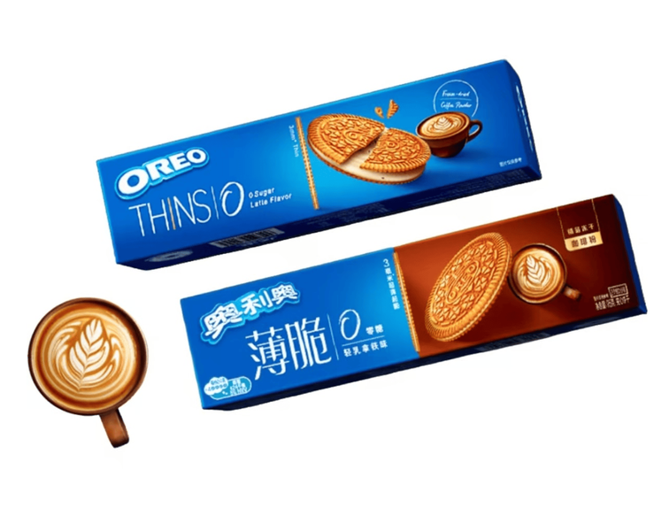 Печиво Oreo Thins Crisp Sandwich Cookies Coffee Flavor 95г 11110 фото