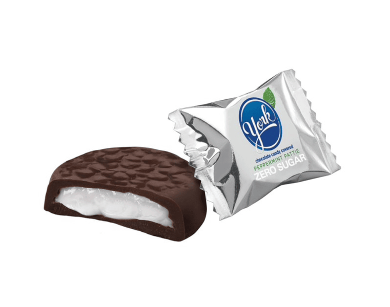 Шоколадні цукерки York Chocolate Peppermint Patties Zero Sugar 144г 10314 фото