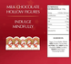 Набор шоколадных Санта-Клаусов Lindt Santa Milk Perforation 5шт, 50г 9589 фото 4