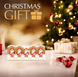 Набор шоколадных Санта-Клаусов Lindt Santa Milk Perforation 5шт, 50г 9589 фото 5