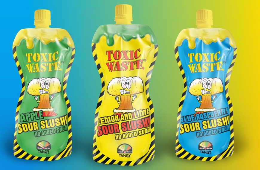 Напиток Toxic Waste Lemon & Lime Sour Slushy 250мл 8710 фото