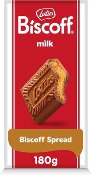 Шоколад Lotus Biscoff Milk Chocolate with Biscoff Spread 180г 10660 фото
