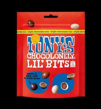 Драже Tony's Chocolonely Lil' Bits тройной шоколадный микс 113г 6901 фото