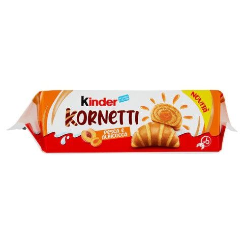 Круасани Kinder Kornetti Peach&Apricot 252g 4954 фото