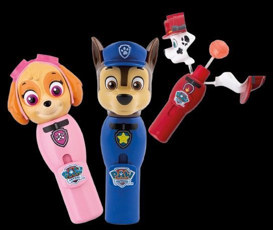 Контейнер-игрушка с леденцом Чейз Paw Patrol Push N Twist Candy Pops 8 г 7441 фото