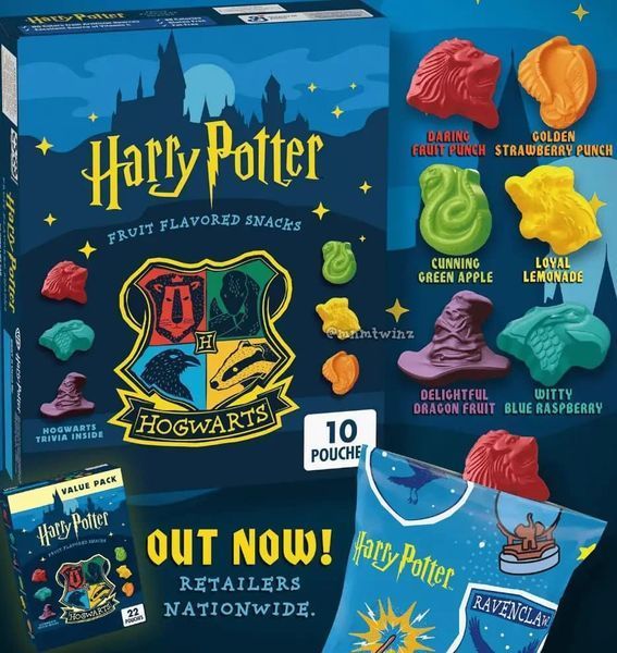 Жувальні цукерки Harry Potter Fruit Snacks 1шт, 22.7г 11011 фото