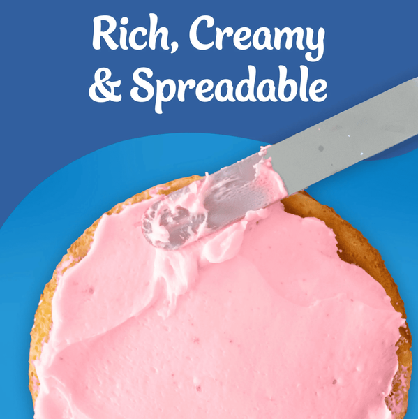 Розовая глазурь Pillsbury Creamy Supreme Strawberry Frosting 453г 9577 фото