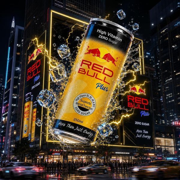 Энергетический напиток Red Bull Zero Sugar Plus High Vitamin 250мл 11482 фото