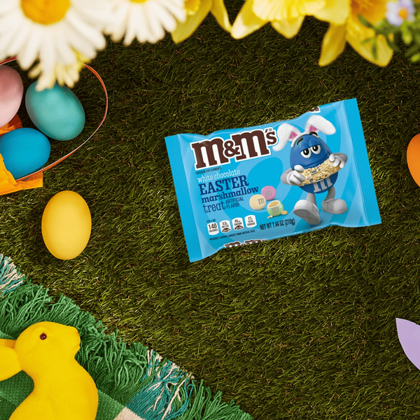 Драже M&M's White Chocolate Easter Marshmallow Treat 210г 10809 фото