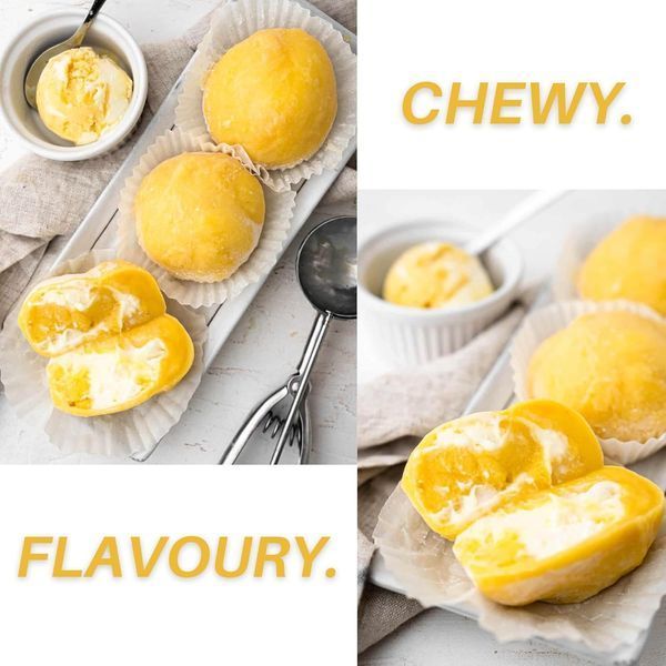 Пирожные моти Bamboo House Double Fillings Mochi Mango Milk 180г 9029 фото