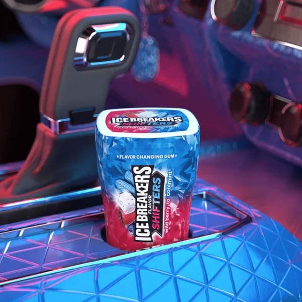 Жувальна гумка Ice Breakers Flavor Shifters Wild Berry на Coolmint Sugar Free Chewing Gum 92г 8979 фото