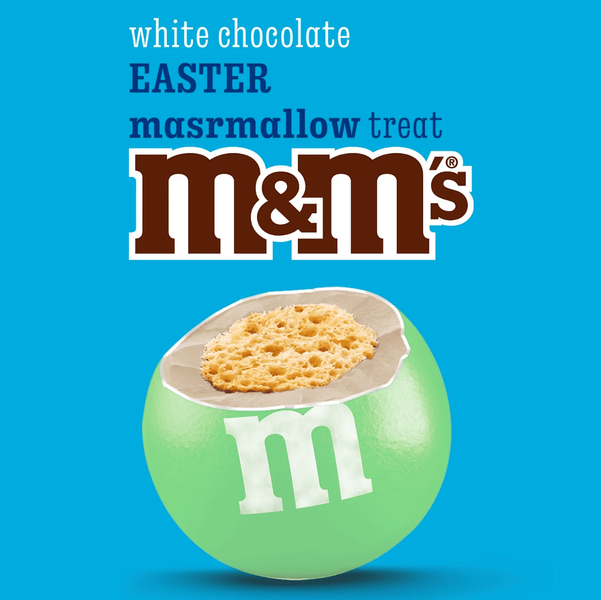 Драже M&M's White Chocolate Easter Marshmallow Treat 210г 10809 фото