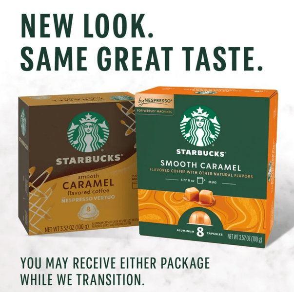 Кофе в капсулах Starbucks By Nespresso Vertuo Line Smooth Caramel 8шт, 100г 8268 фото
