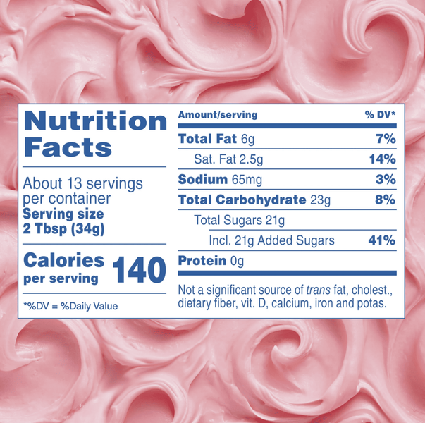 Розовая глазурь Pillsbury Creamy Supreme Strawberry Frosting 453г 9577 фото