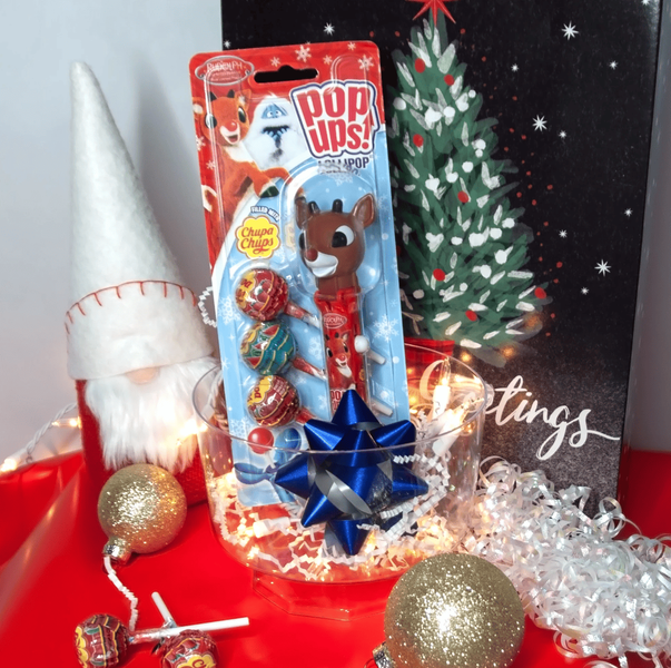 Тримач Олень з льодяниками Pop Ups Christmas Chupa Chups 36г 9719 фото