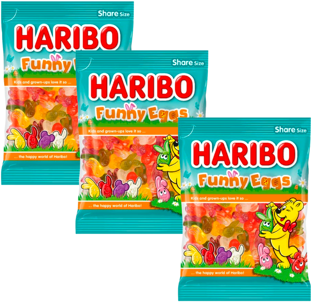 Желейні цукерки Haribo Gumicukor Funny Eggs 275г 8318 фото