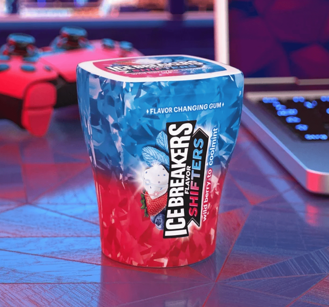 Жувальна гумка Ice Breakers Flavor Shifters Wild Berry на Coolmint Sugar Free Chewing Gum 92г 8979 фото
