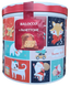 Рождественский кекс Панеттоне Balocco il Panettone с изюмом в коллекционном железном ящике Aria di Natale 750г 7794 фото 2