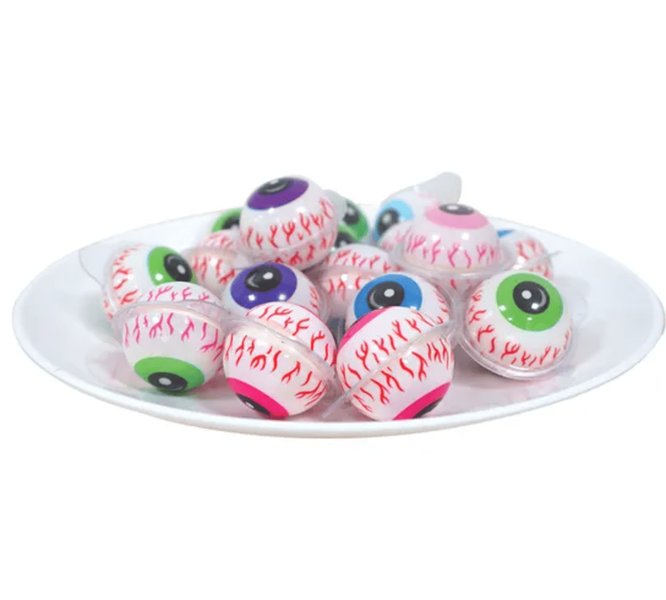Жевательные конфеты Halloween 3D Eyeballs Gummy Candy with Jam 200шт 9330 фото