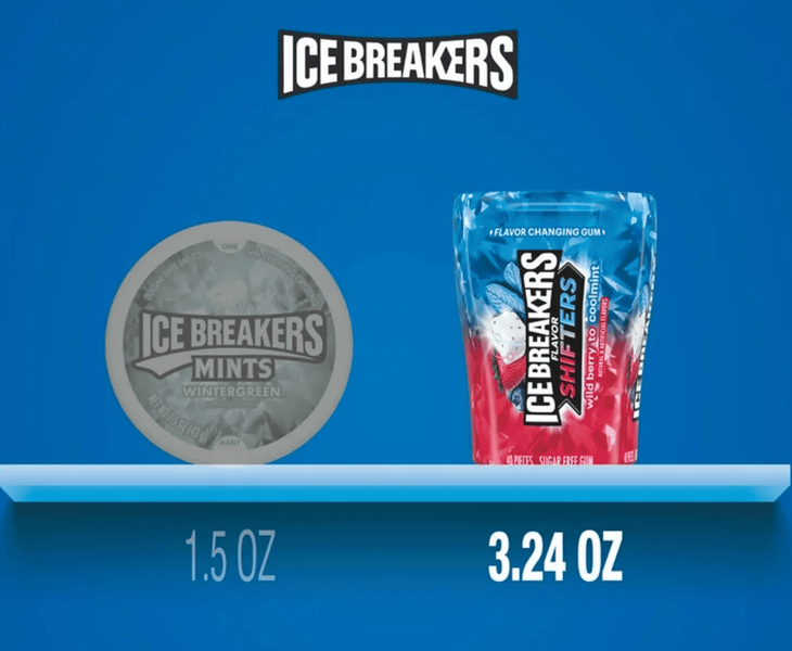 Жувальна гумка Ice Breakers Flavor Shifters Wild Berry на Coolmint Sugar Free Chewing Gum 92г 8979 фото